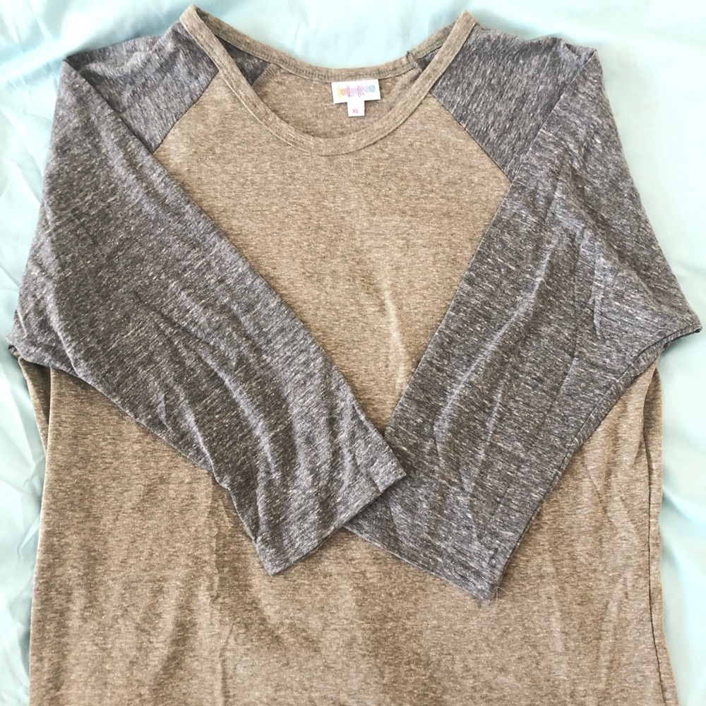 LulaRoe Randy ¾ Length Sleeve T-shirt Baseball Tee